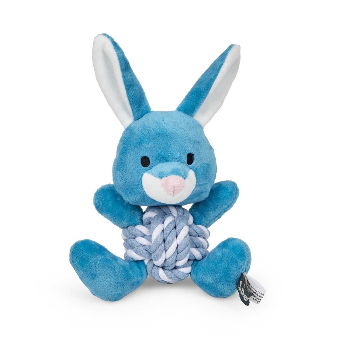 Petface Little Rabbit Rope Ball Dog Toy