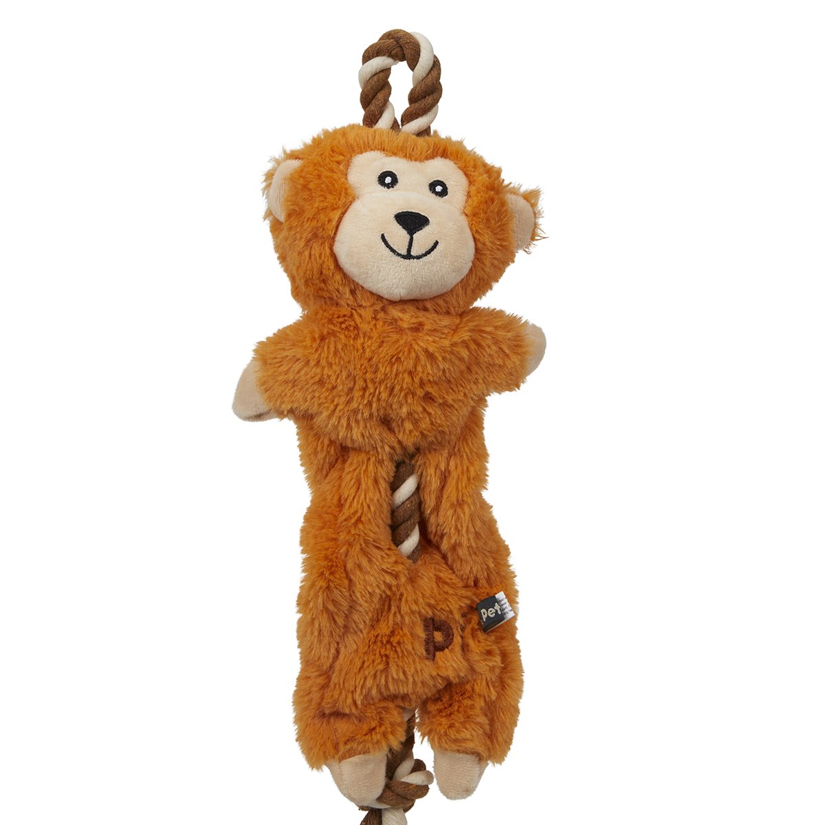 Pet Face Buddies Rope Monkey Plush Dog Toy