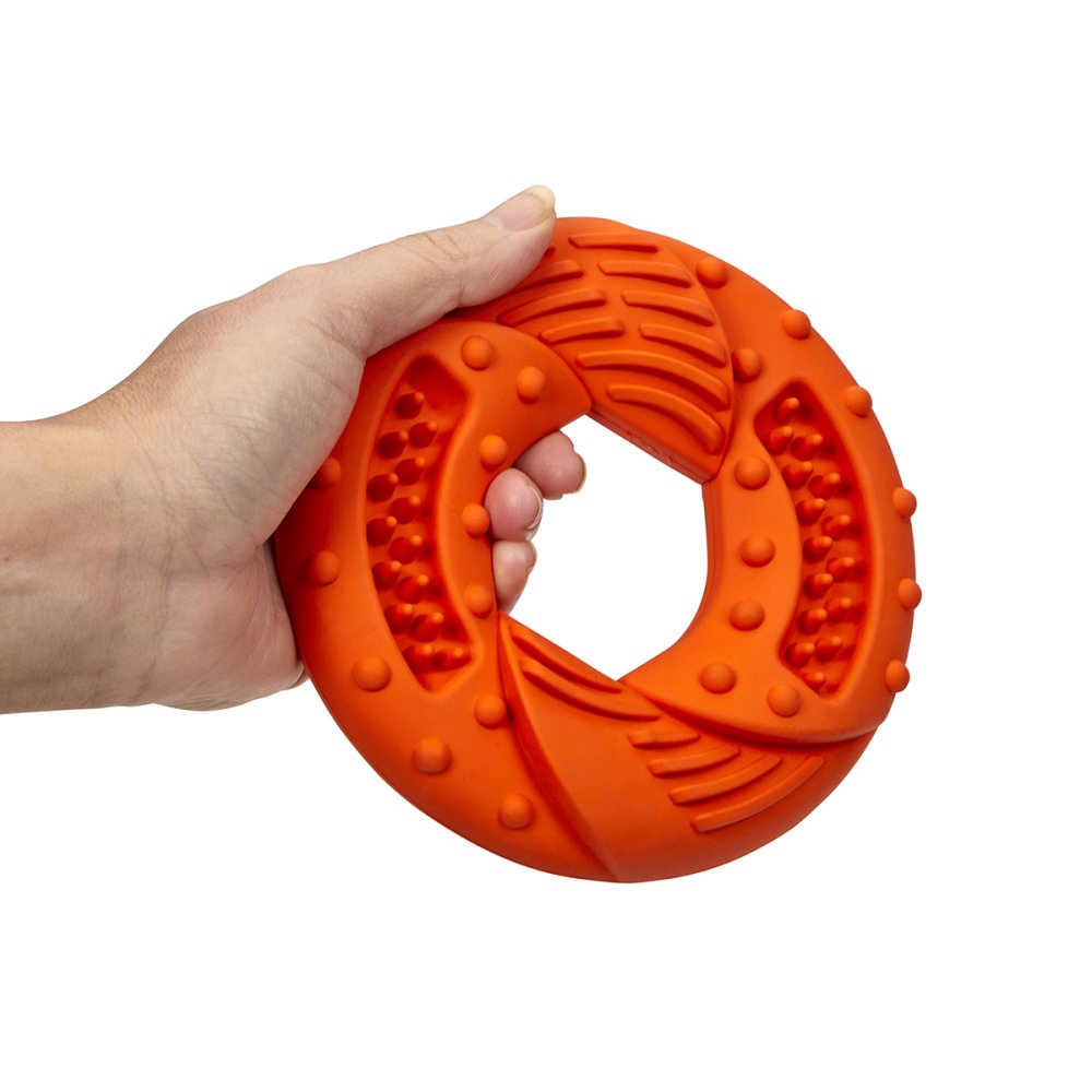 Pet Face Seriously Strong Rubber Ring Dog Toy