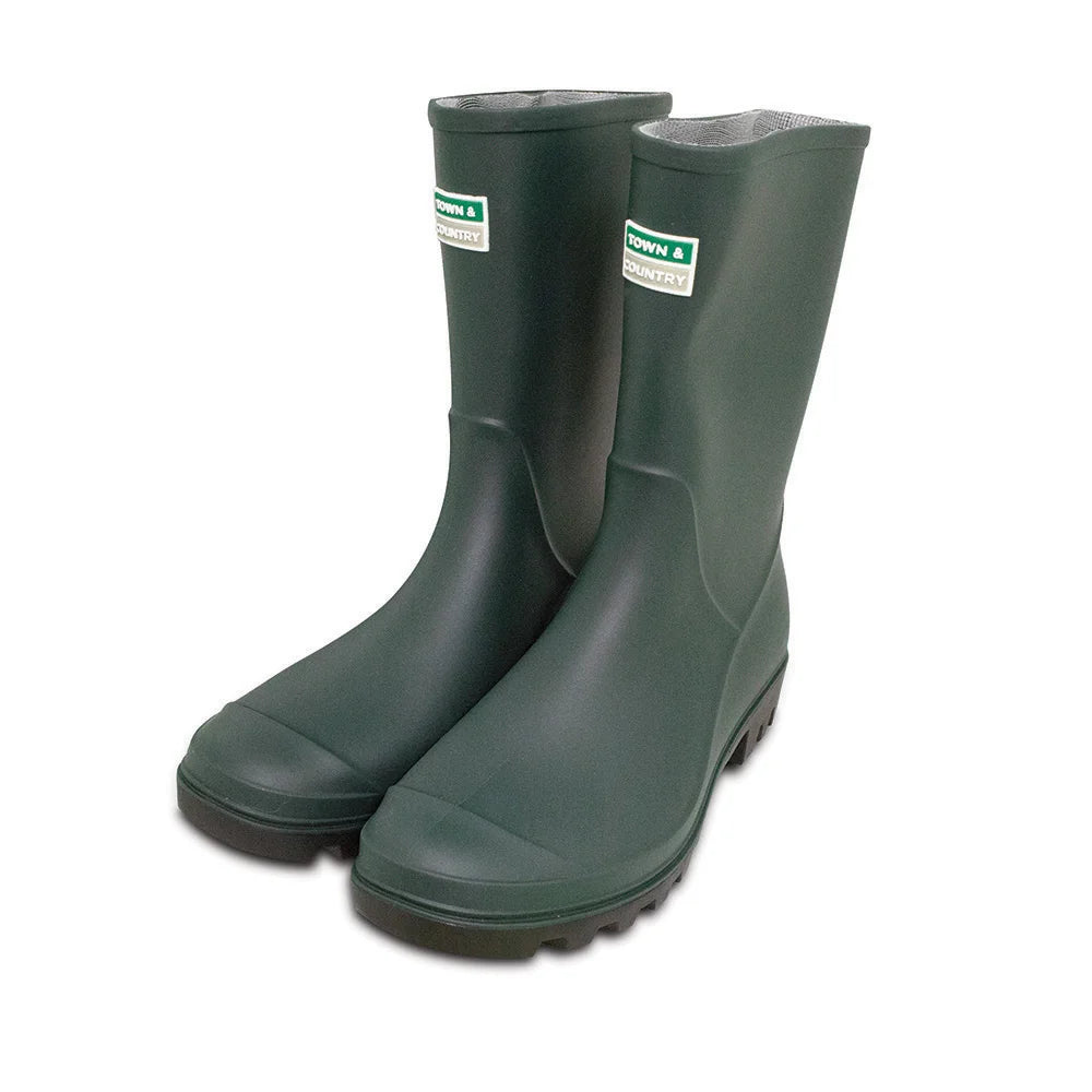 Town & Country ECO-Essential PVC Boots Half Length Green