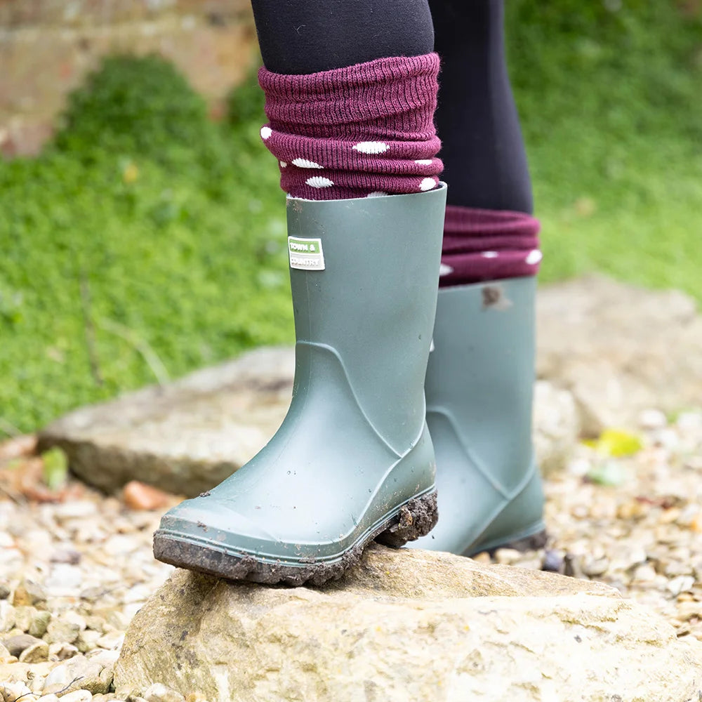 Town & Country ECO-Essential PVC Boots Half Length Green