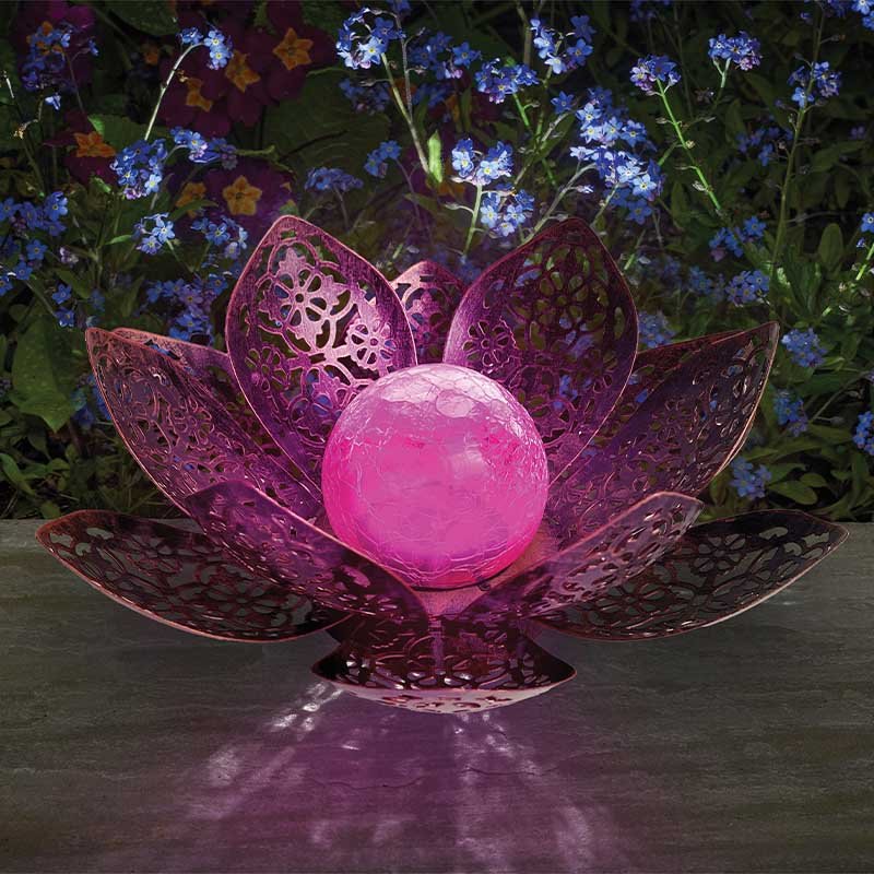Smart Garden Damasque Solar Lotus