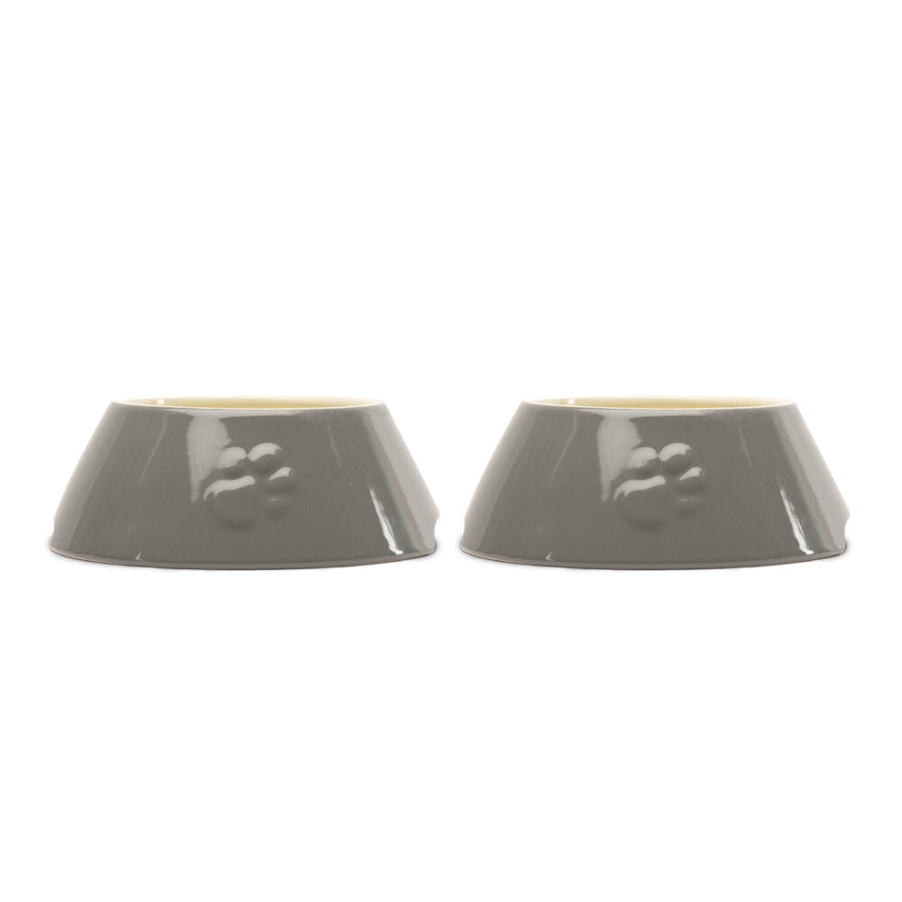 Scruffs Classic Long Eared Dog Bowl 21cm Light Grey