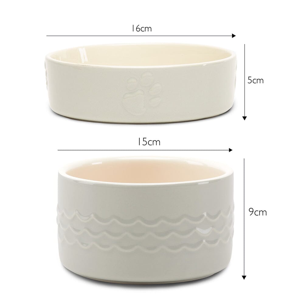 Scruffs Icon Slow Feeder Pet Bowl Grey 16cm