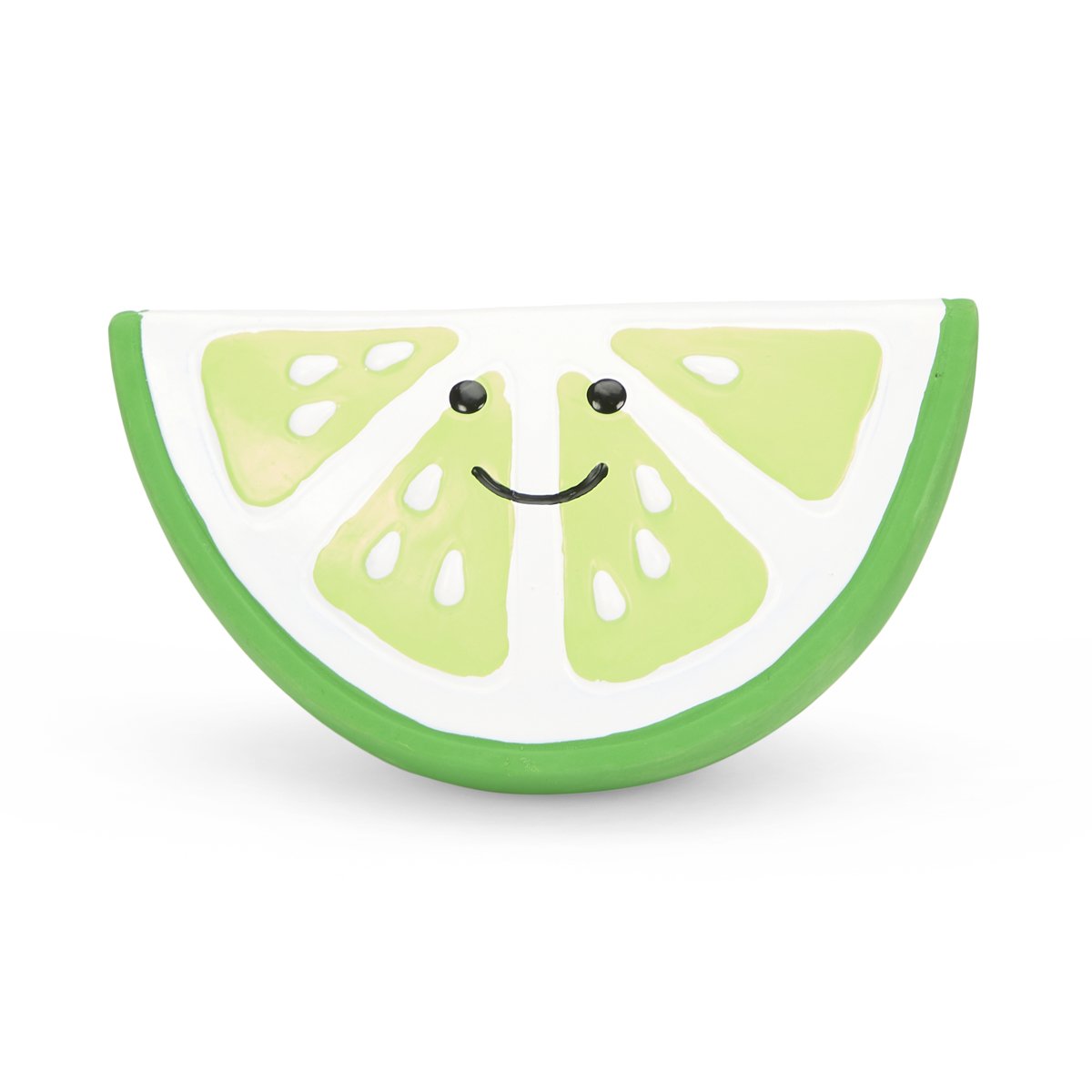 Petface Foodie Faces Latex Lime Dog Toy Large