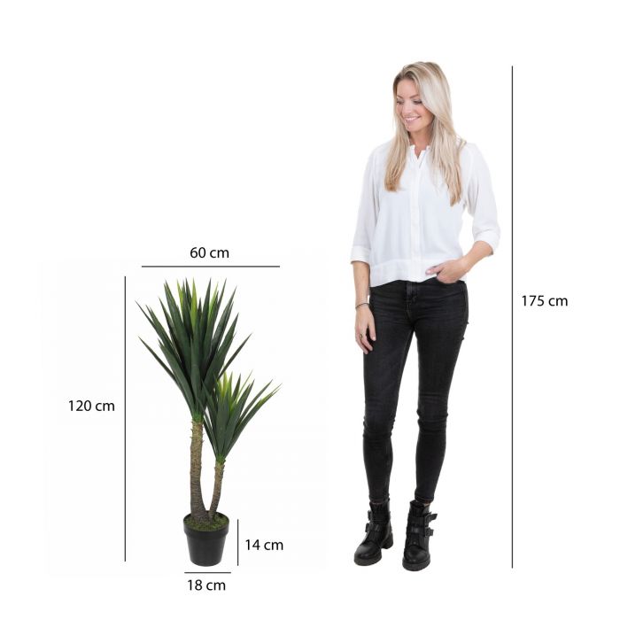 Mica Artificial Yucca 120cm