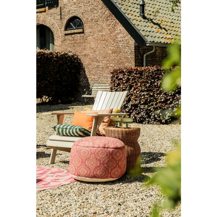 Mica Kim Garden Cushion Green Stripe