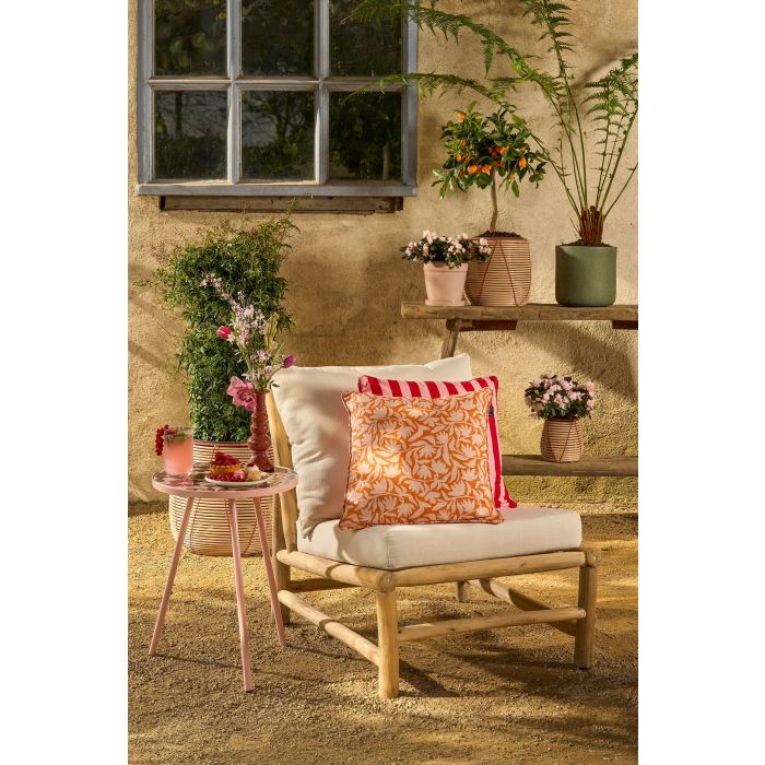 Mica Kelly Garden Cushion Orange Floral