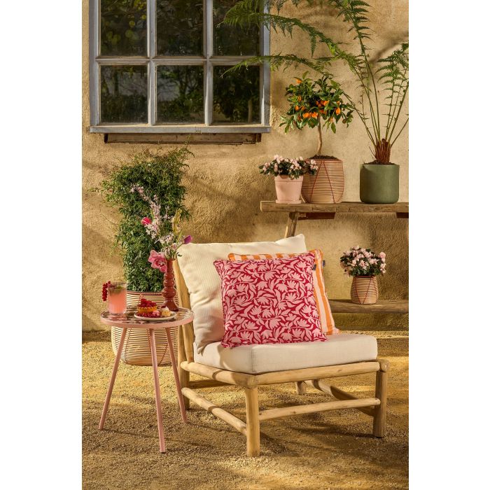 Mica Kelly Garden Cushion Red Floral