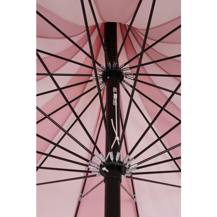 Kim Stripe Parasol Red