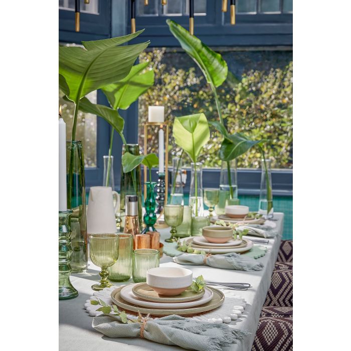 Mica Nika Stoneware Plate Green 22cm