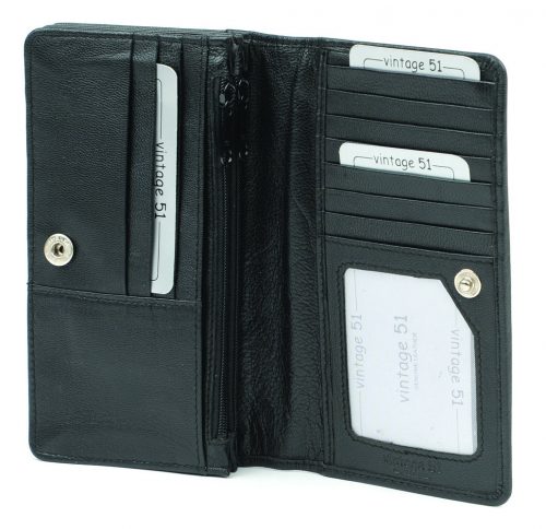 Golunski Vintage 51 Ladies Wallet Purse Black