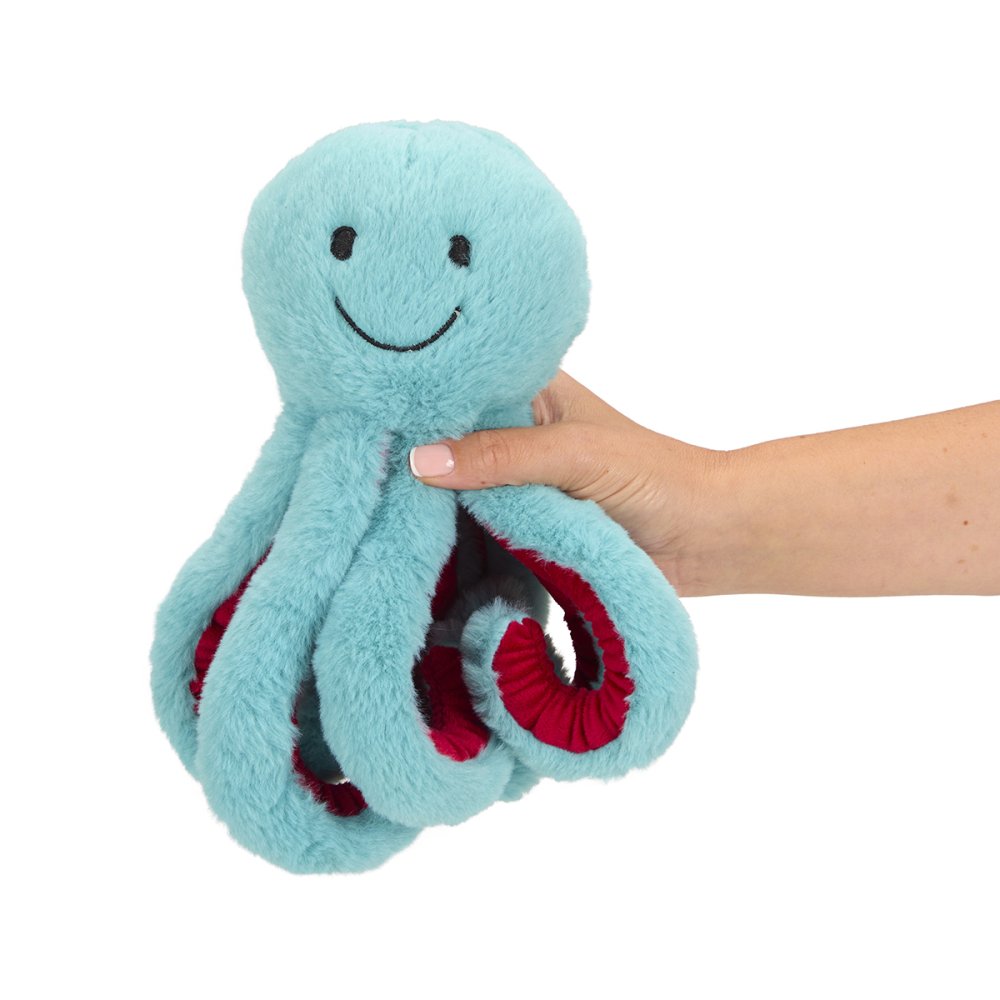 Pet Face Buddies Oceane Octopus Plush Dog Toy