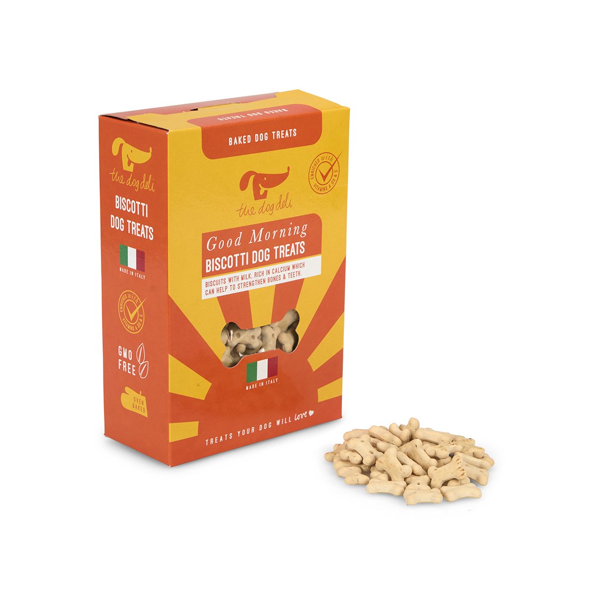 Pet Face Dog Deli Good Morning Biscotti Dog Treats 300g