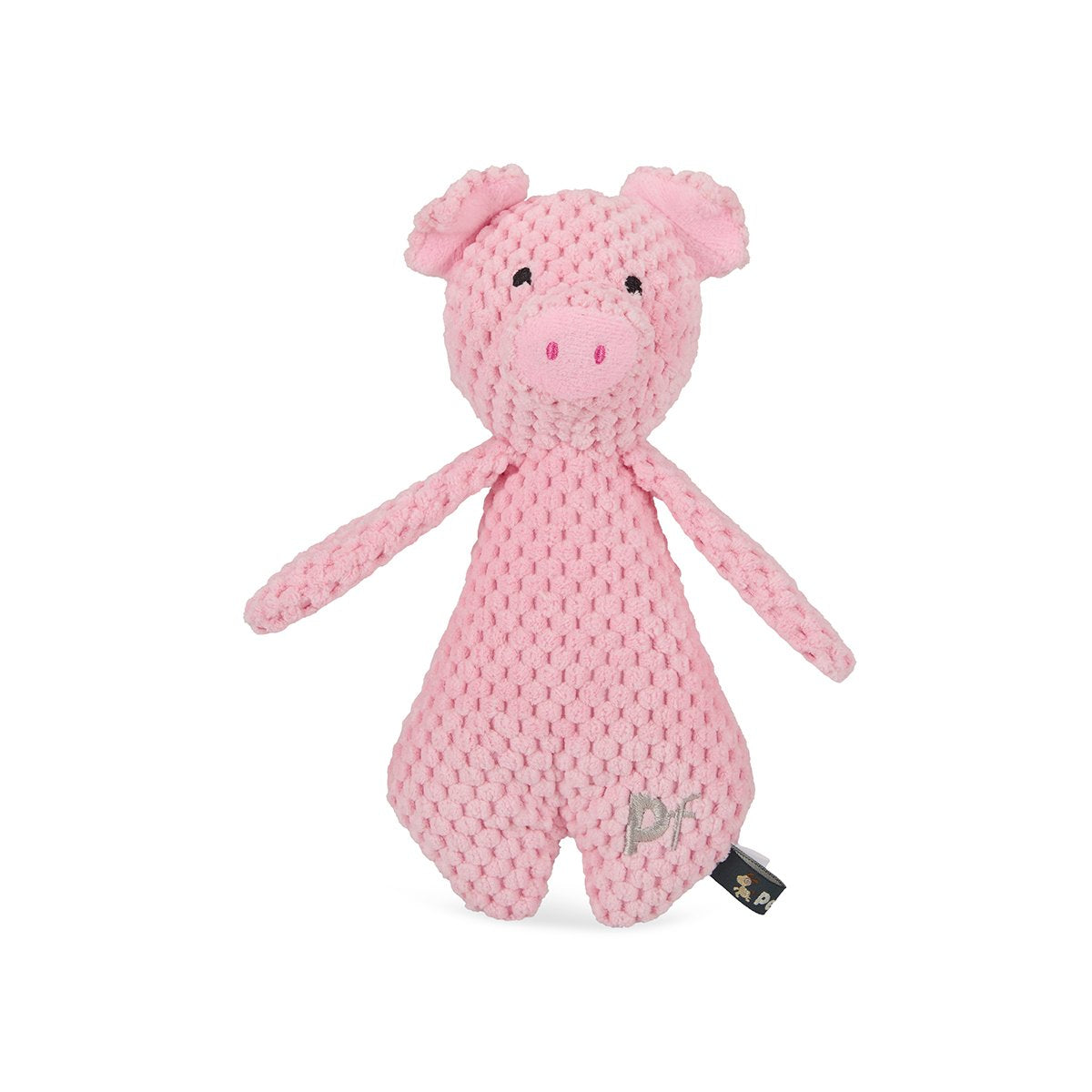 Petface Little Plush Pink Pig Dog Toy
