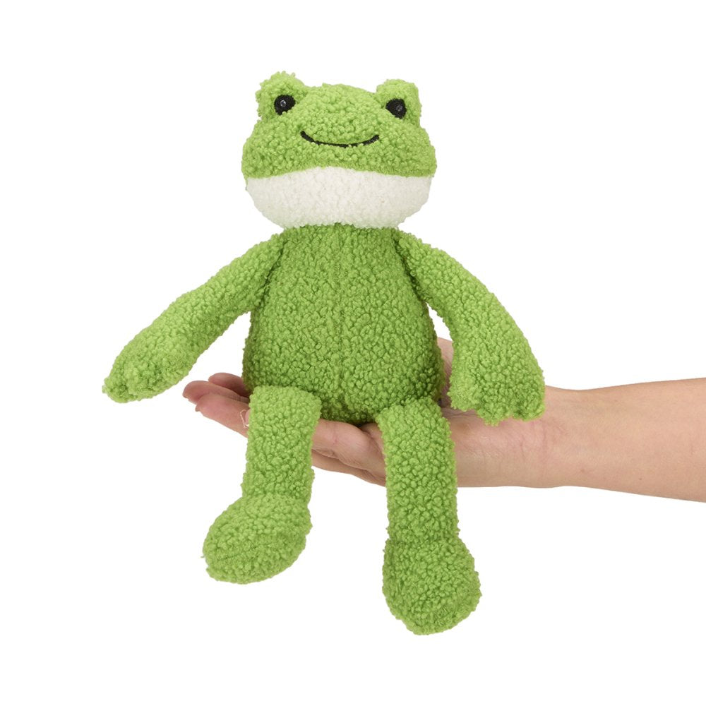Petface Little Finlay Frog Plush Dog Toy