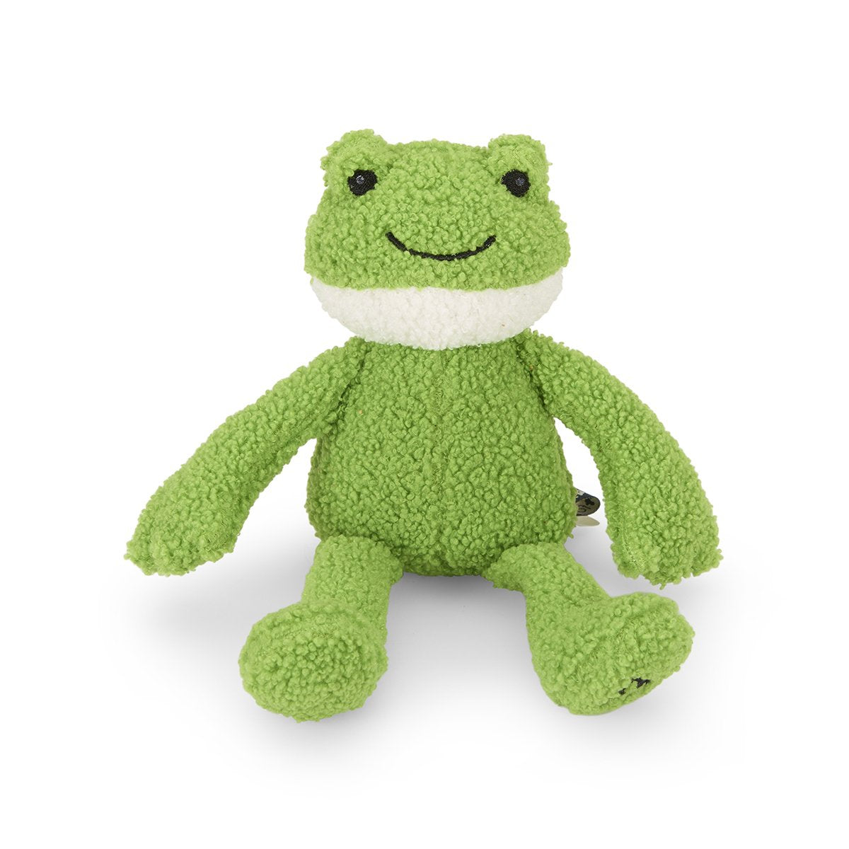 Petface Little Finlay Frog Plush Dog Toy