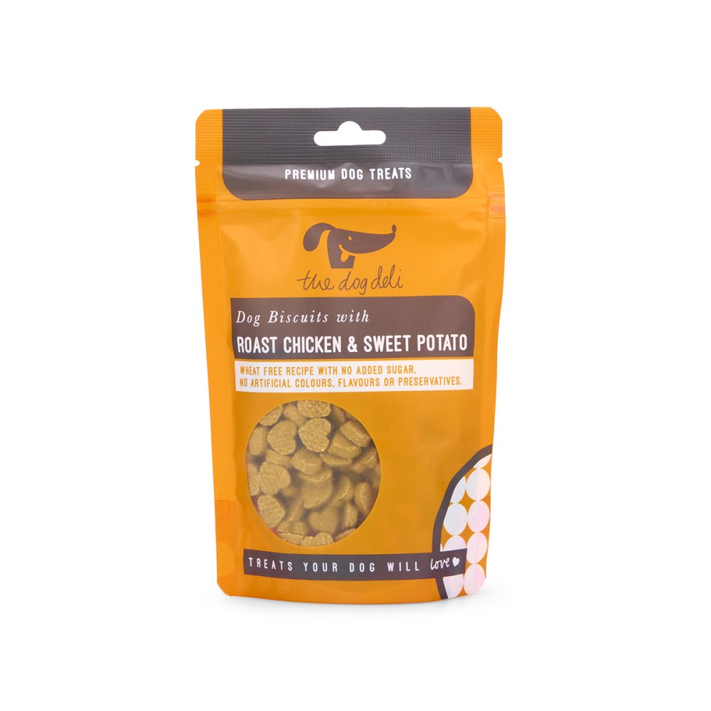 Petface Dog Deli Biscuits with Roast Chicken & Sweet Potato 100g