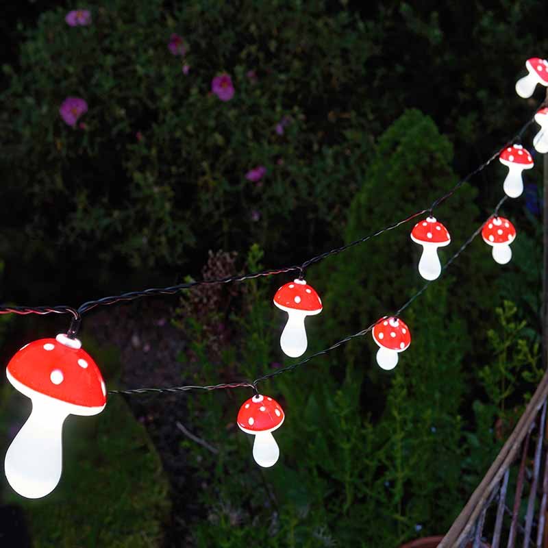 Smart Garden Shrooms String Lights - Set of 10