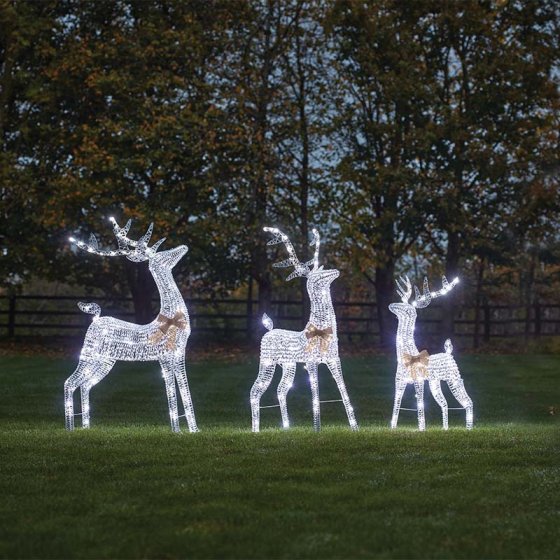 Smart Garden GlitterTwist Silver Reindeer