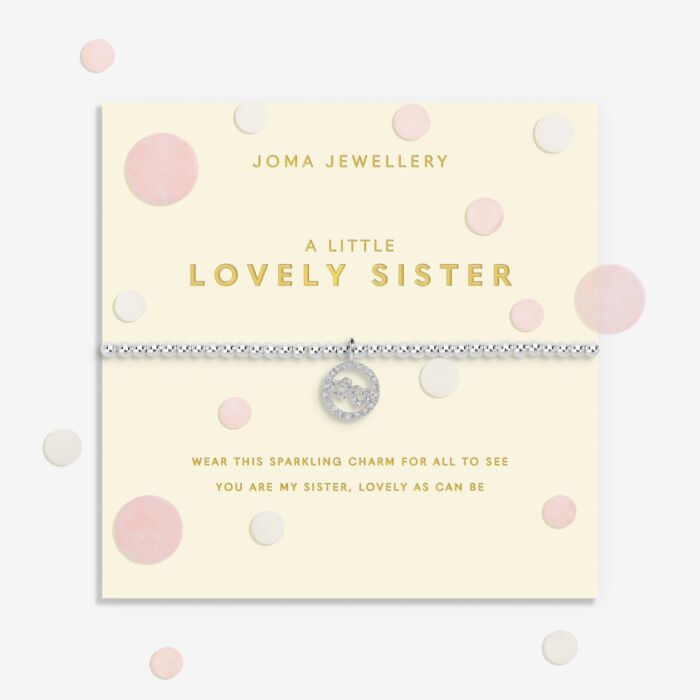 Joma Jewellery Confetti A Little 'Lovely Sister' Bracelet