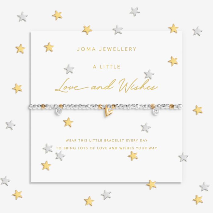 Joma Jewellery Sparkle Confetti A Little 'Love & Wishes' Bracelet