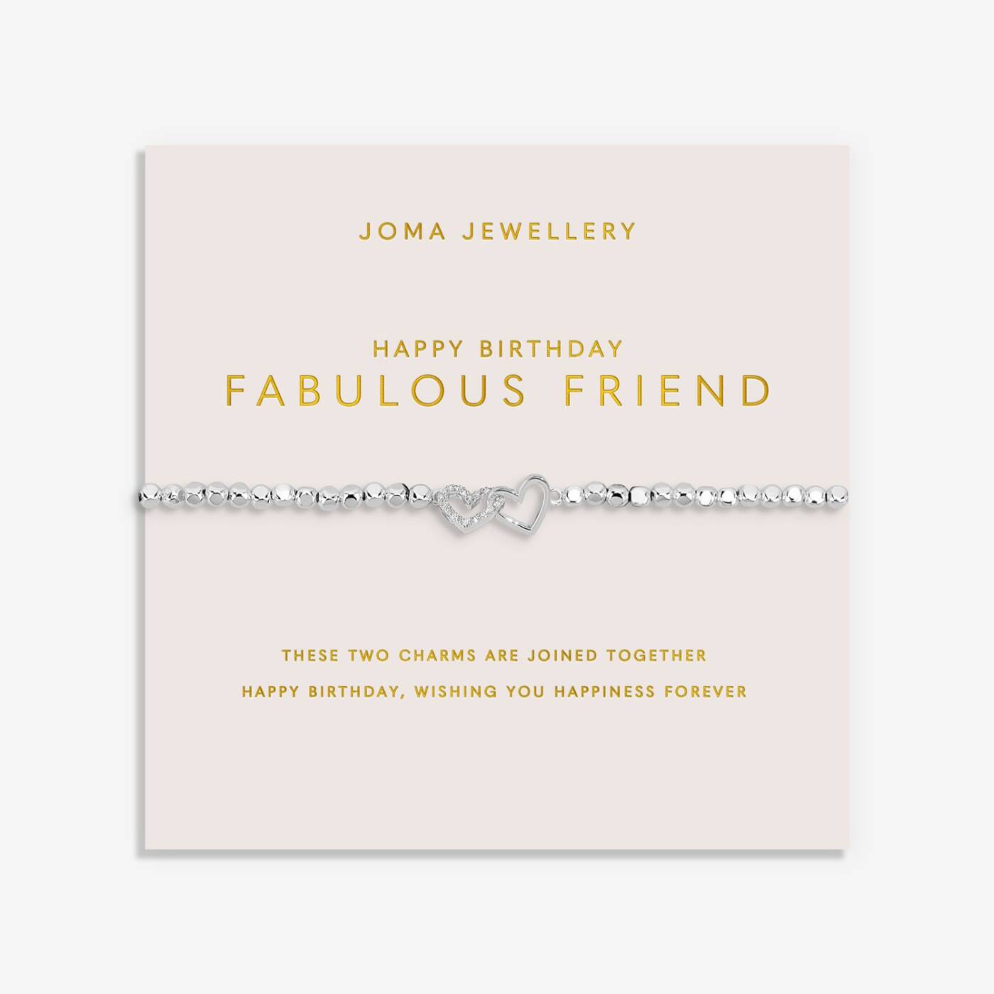 Joma Jewellery Forever Yours 'Happy Birthday Fabulous Friend' Bracelet
