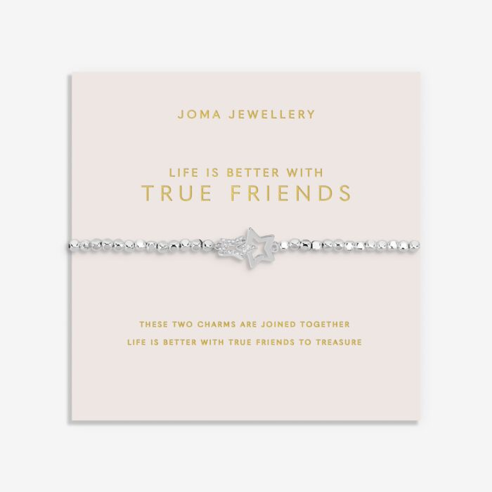 Joma Jewellery Forever Yours 'Life Is Better With True Friends' Bracelet