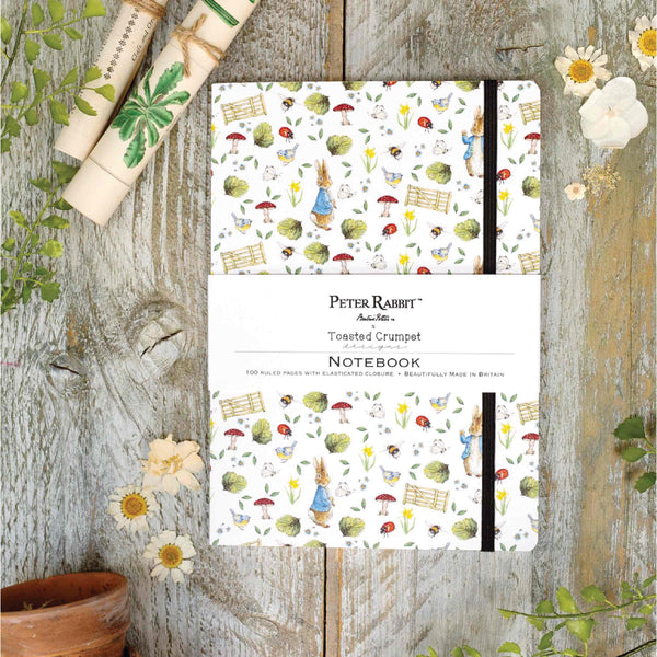 Toasted Crumpet Peter Rabbit "Fresh Meadow Breeze" A5 Notebook