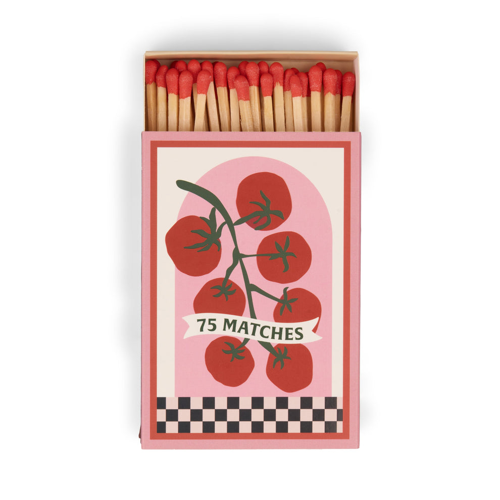 Designworks Collective Adopo Boxed Matches Tomato Vine  Red - 75 Matches (9.6 Cm)