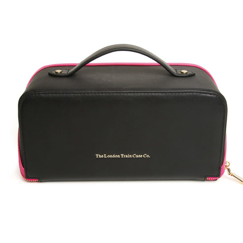The London Train Case Co. Black & Pink Train Case