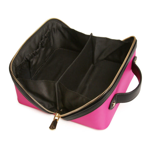 The London Train Case Co. Pink & Black Train Case