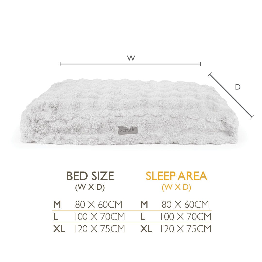 Scruffs Alpine Mattress Taupe 100 x 70