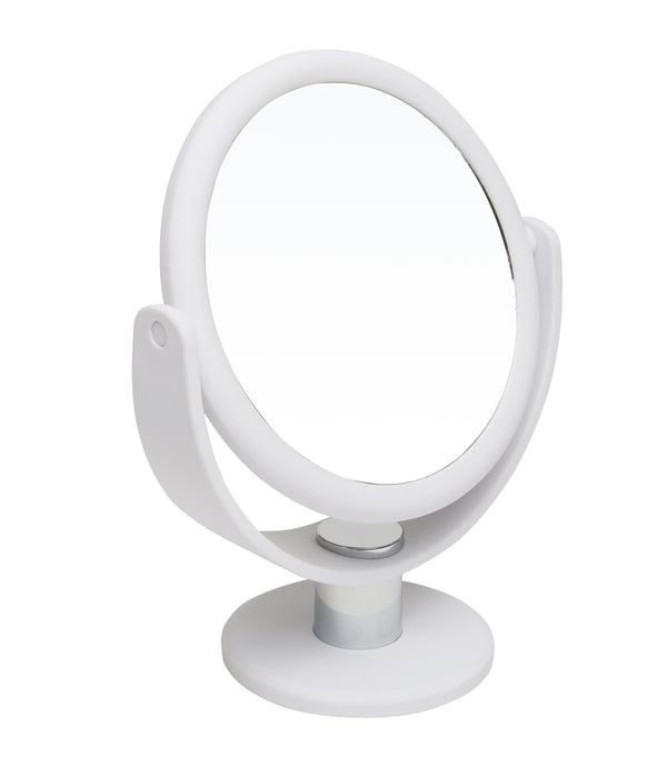 Alice Wheeler White Soft Touch Vanity Mirror 7x Mag
