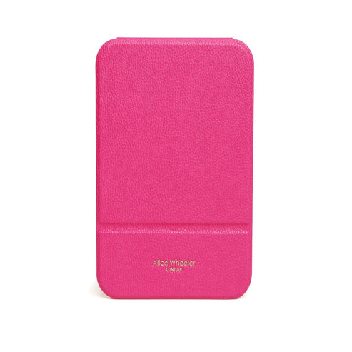 Alice Wheeler London Hot Pink Folding Travel Mirror