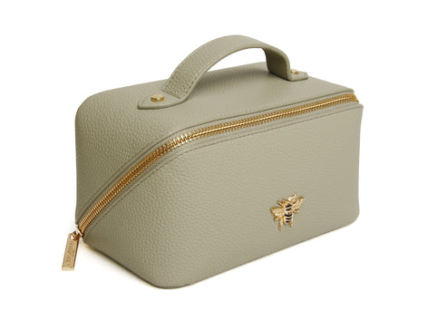 Alice Wheeler London Pistachio Mini Train Case
