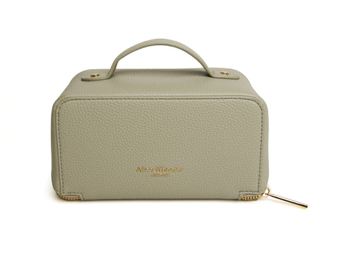Alice Wheeler London Pistachio Mini Train Case