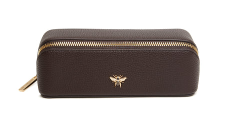 Alice Wheeler London Chocolate Small Train Case