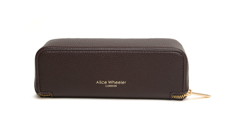 Alice Wheeler London Chocolate Small Train Case