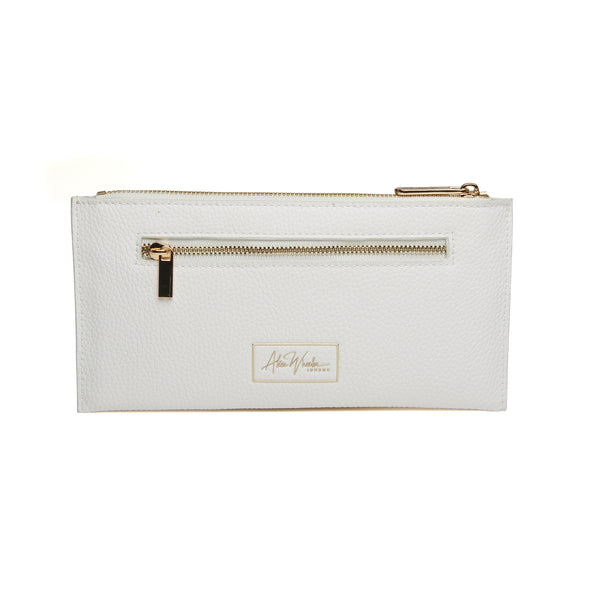 Alice Wheeler White Brunel Purse