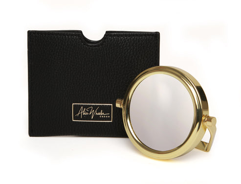 Alice Wheeler London Black Mirror & Pouch 7X Magnification