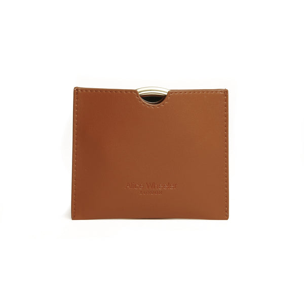 Alice Wheeler Tan - Venice Mirror & pouch