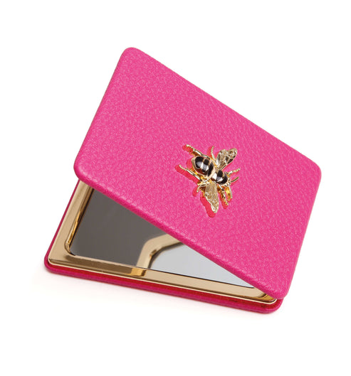 Alice Wheeler London Hot Pink Oblong Mirror Compact