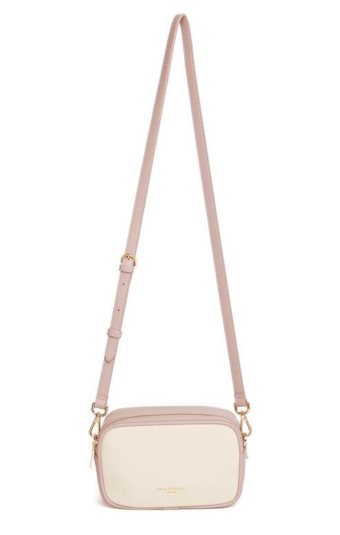 Alice Wheeler London Pink Stripe Madrid  Crossbody Bag