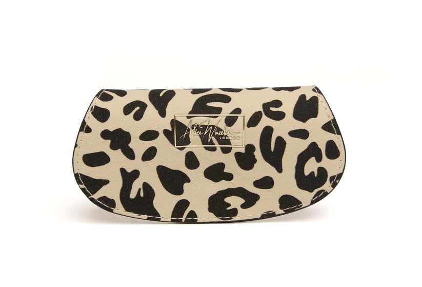 Alice Wheeler Glasses Case Leopard