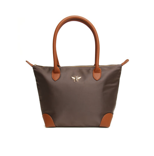 Alice Wheeler London Chocolate Shoreditch Tote Bag Medium