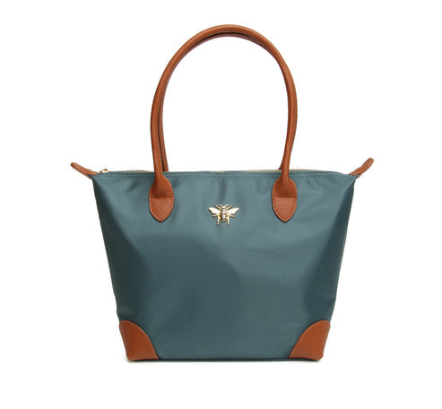 Alice Wheeler London Teal Shoreditch Tote Bag Medium