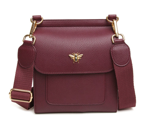 Alice Wheeler London Berry Bloomsbury Crossbody Bag