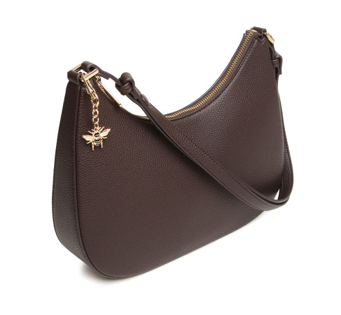 Alice Wheeler London Chocolate Ascot  Crossbody Bag