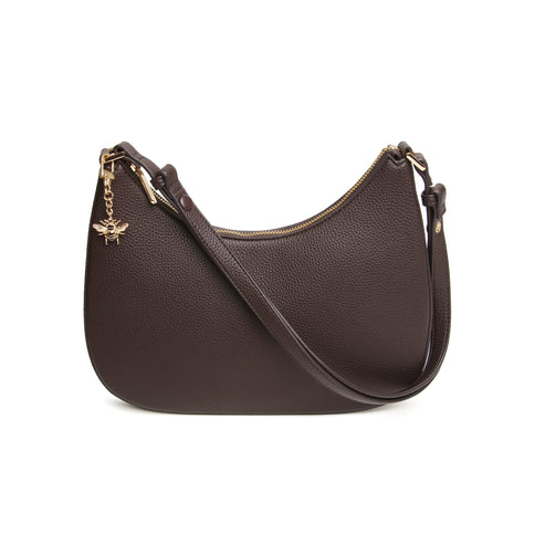 Alice Wheeler London Chocolate Ascot  Crossbody Bag